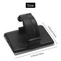 50 pcs. Self Adhesive Cable Clamp Plastic Rectangular Cable Clips Cable Tie Quick Bind Cable Wire Management Holder for Car. 