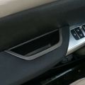 fasdaga 5X Car Auto Interior Inner Door Handle Pull Trim Compatible For F25 F26 X3 X4 2011-2017, Front Left Side,Black. 