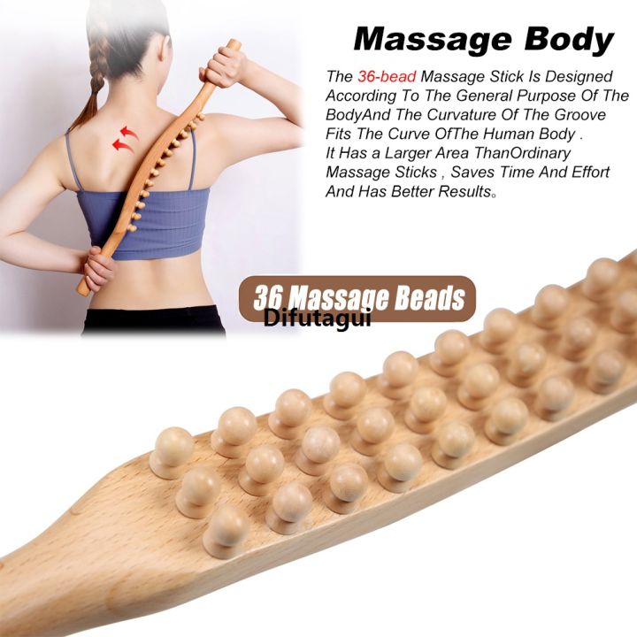 Difutagui%20Profesional%201Pcs%20Wood%20Therapy%20Lymphatic%20Drainage%20Massage%20Roller%20Stick%20High%20Quality%20Tool%20Myofascial%20Release%20Tool%20Stomach%20Cellulite%20Massager,Ease%20Neck%20Back%20-%20Image%205