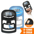 Grip Strength Tester 265Lbs / 120Kg Digital Hand Dynamometer, Blue. 