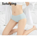 Sutuiying 1PC Women's Panties Ice Silk Underwear Seamless Lingerie For Women Mid Rise Female Lingerie Briefs Traceless Underpants. 