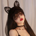 Sexy Lace Cat Ears Veil Headbands Black Hairbands Eye Mask Hair Accessories Watty Store. 