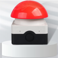 Emergency Stop Foot Switch 1NO+1NC Mushroom Button Switch Waterproof Self-Reset Switch A. 