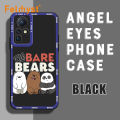 FELMYST for Infinix Zero X Neo Back Cover Cute Bear Pattern Angel Eyes Soft Phone Case. 