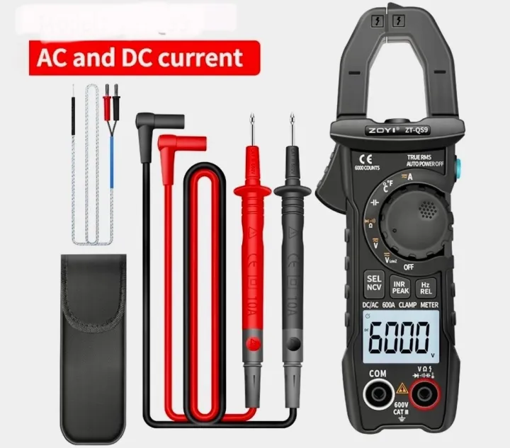 ZT-QS9%20AC/%20DC%20Clamp%20Meter%20RMS%206000%20Counts%20Multimeter%20Tester%20Measuring%20Starting%20Current%20The%20Clamp%20Multimeter%20AC%20DC%20Current%20Voltage%20Diode%20Tester%20Digital%20multimeter%20Tester%20Voltmeter%20diode%20Meter%20-%20Image%205