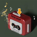 Mini Retro Recorder Keychain Can Record and Fun Music Box Pendant Personalized Couple Gift for Girlfriend Pink. 
