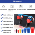 105 PCS Silicone Rubber Tapered Plug Assortment Kits 1/16Inch to 5/8Inch As Shown for Masking Off Holes During Powder Coating. 