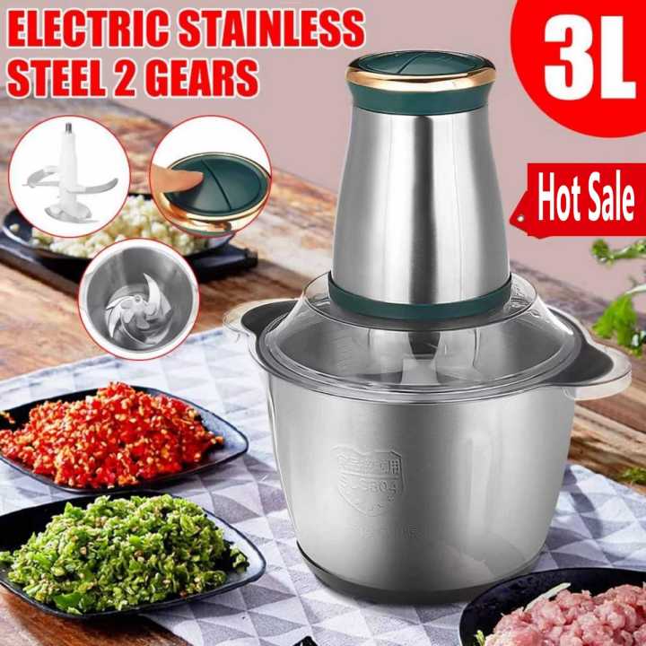 Electromax Electric Chopper Meat Grinder, 3.5L Meat & Vegetable Grinder Chopper Blender , Metal Body 4 Blade