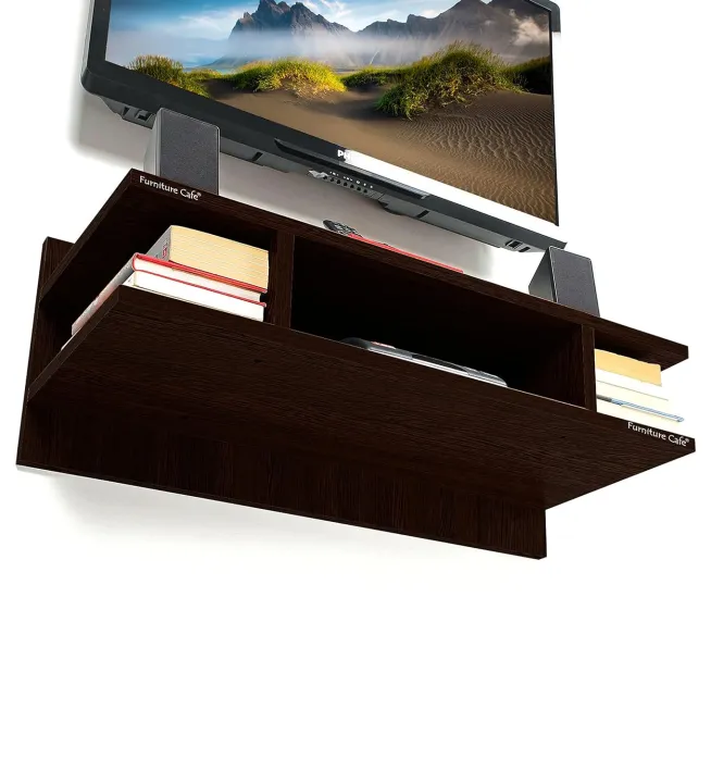 Furniture%20Cafe%20Wooden%20TV%20Cabinet%20Wall%20Shelves,%20Set%20Top%20Box%20Stand%20TV%20Stand%20Wall%20Shelf%20for%20Living%20Room%20Stylish%20Hanging%20Rack%20Organizer%20Home%20Decor%20Furniture%20(Colour%20Brown)%20-%20Image%205