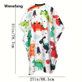 Wenefang Kids Cartoon Haircut Hairdresser Cape Professional Hair-Cut Salon Profesional Barber Wrap Waterproof Cutting Gown Hair Care Styling Supplies. 