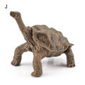 Aomeidaju Sulcata Tortoise Mold Vivid Aquarium Ocean Marine Animals Model Education Kids Toy. 
