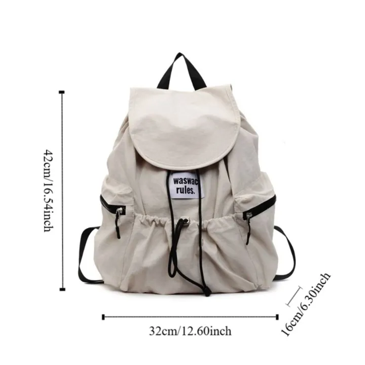 Simple%20Solid%20Color%20Drawsting%20Backpacks%20Nylon%20Light%20Weight%20Ruched%20Shoulder%20Bags%20Large%20Capacity%20Casual%20Student%20Schoolbag%20Outdoor%20-%20Image%202