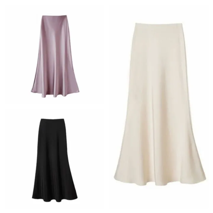 Basic%20Summer%20Satin%20Silk%20Long%20Skirt%20High%20Waist%20Half%20Body%20Dress%20High%20Waisted%20Skirts%20Slim%20Fit%20A%20Line%20Midi%20Skirt%20Girl%20-%20Image%203