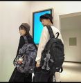 Campus Backpack Girl's School Bag collage universty backpack for Boy's Large Capacity Solid Color Backpack. 