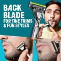 Bombay Shaving Company Sensi Flo 6 Value Pack (1 Razor with 3 Cartridge Refills) |6 Blade Razor for Men with Styling Trimmer Blade. 
