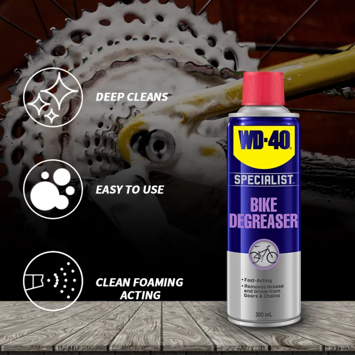 WD-40%20Specialist%C2%AE%20Bike%20Degreaser%20Spray%20%E2%80%93%20300ML%20WD40%20Fast-Acting%20Foaming%20Cleaner%20for%20Bicycle%20Chain,%20Drivetrain%20&%20Components%20Acid-Free,%20Safe%20on%20Finishes%20-%20Image%205