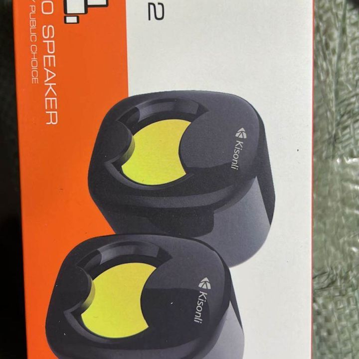 Kisonli A202 Dual 3W 3.5mm USB 2.0 Mini Computer Speaker