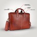 Hammonds Flycatcher Genuine Leather Bag For 13 inch Laptop. 