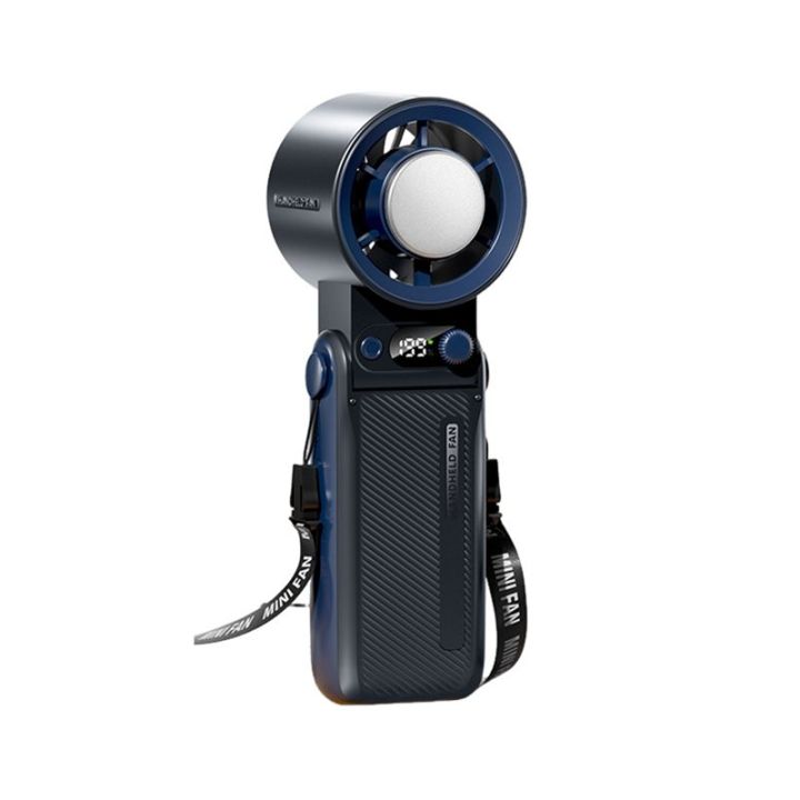 Portable Handheld Cooling Fan Rechargeable 6000mAh Foldable Wind Mini Turbo Fan 199 Speeds for Outdoor Power