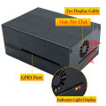 Aluminum Case Mini ICE Tower Cooling System with 25Mm Quiet Cooling Fan + Heatsink Kit for Raspberry Pi 4 Model B. 