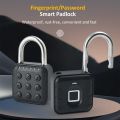Smart padlock CR2032 battery password lock. 