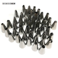 DISICHEN 【2025 Version】 24-48Pcs/Set Pastry Nozzle Stainless Steel Icing Piping Nozzles DIY Cake Fondant Cream Decorating Supplies Kitchen Bakery Tools. 