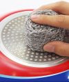 Jali Stainless Steel Sponges, Scrubbing Scouring Pad, Steel wire Wool Jali Scrubber for Kitchen cleaner dish washer Pack Of 5Pcs. 