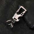 Alloy Metal Bottle Opener Design Car Key High-end Chain Keychain with Two Key Ring- Bottle Openers |. 