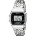 Casio Quartz, Digital Display and Stainless Steel Strap - EAW-LA-680WA-1DF Watch For Women. 