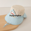 Xujiguanghui Casual Wide Brim Peaked Cap Cartoon Animals Breathable Baby Sun Protection Hat Streetwear Quick Dry Children Fishman Hat Boys. 