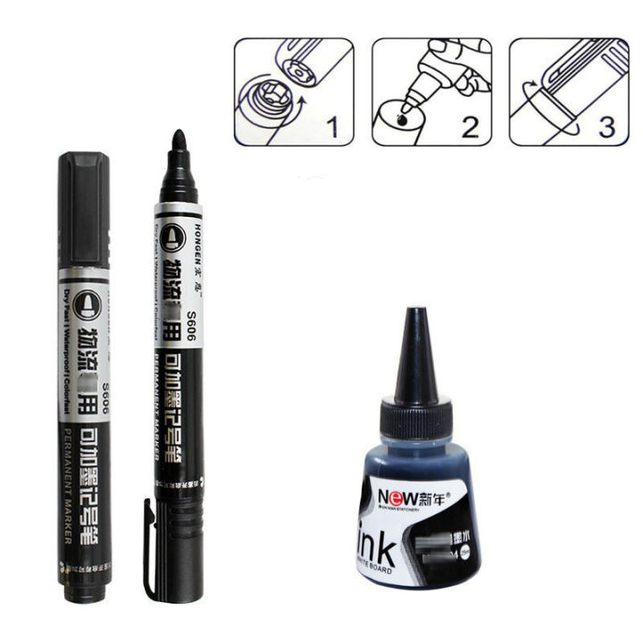 %E3%80%90Mega%20Sale%E3%80%91New%20Mark%20Pen%20Black%20Red%20Blue%20Signature%20Head%20Ink%20Express%20Pen%20Logistics%20Number%20Pen%20-%20Image%202
