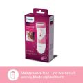 Philips HP6306/00 SatinShave Essential Women's Wet & Dry Electric Shaver For Legs, Cordless. 