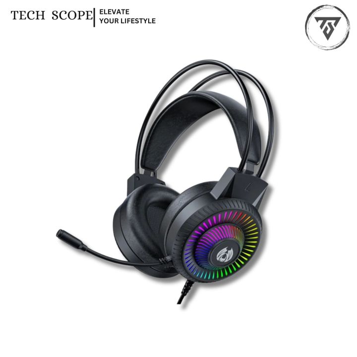 H82 Gaming Headset with Microphone, Wired RGB Gaming