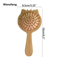 Wenefang Brushes Air Cushion Massage Comb Hair Smooth Air Bag Comb Cute Cat Children's Comb Bamboo Wood Comb Portable Massage Comb. 