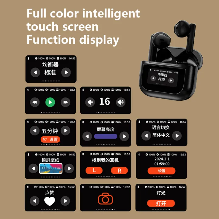 YX28%20Bluetooth%205.4%20Wireless%20Earphones%20LCD%20Color%20Screen%20ENC%20Active%20Noise%20Cancelling%20TWS%20Sports%20Earbuds%2016%20National%20Languages%20-%20Image%204
