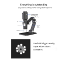 ARELENE Wireless Microscope,WiFi USB Digital Handheld Microscope, 50 to 1600x Wireless Magnification 8 LED with Metal Stand. 