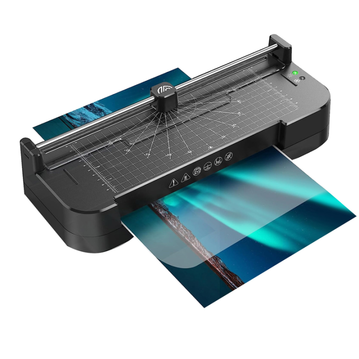 4-In-1 Laminator Thermal Lamination Kit Laminator Machine for Office Classroom -EU Plug