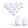 Vylon Vanity Light LED Bulbs for Makeup Mirror Stand 10 Bulbs with 3 Light Modes. 