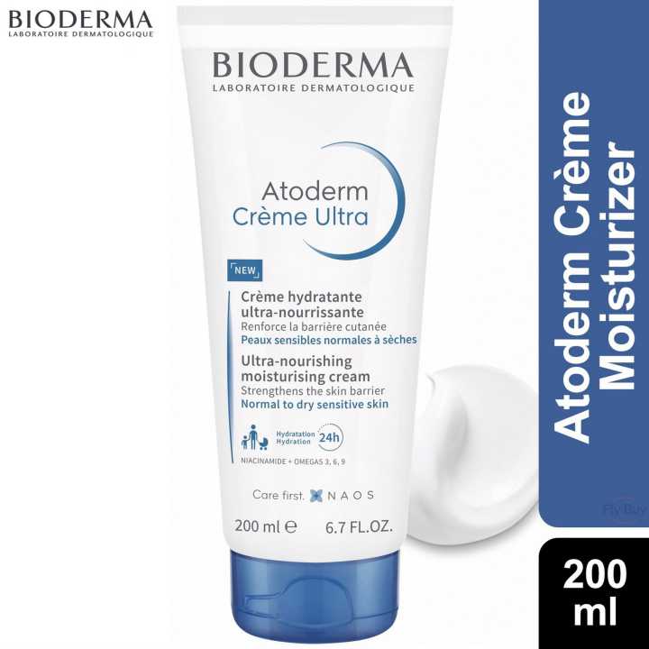 Bioderma Atoderm Creme Ultra 200 ml  Ultra Nourishing Moisturiser Cream for Normal to Dry Sensitive Skin