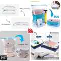 Vacuum Storage Bag for Clothes with Pump - (5 Pcs including pump) | 5pcs Vacuum Compression Bags. 