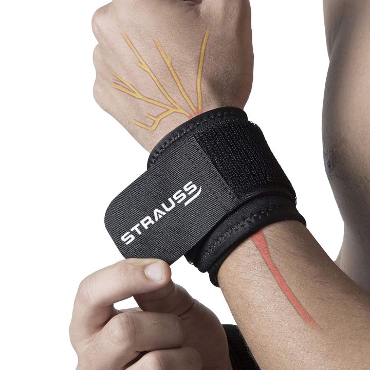 Strauss%20Wrist%20Support%20,%20Free%20Size,%20(Black)%20Comes%20in%20Pair%20%7C%20Durable%20Neoprene%20Material%20Wrist%20Support%20Band%20%7C%20Wrist%20Support%20Band%20-%201%20Pair%20-%20Image%202