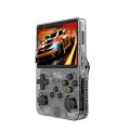 R36S RetroGamer Pro, Retro Game Console, 30000 in 1 Handheld Game Console, 8.89 cm IPS Screen, Linux System, Mini Portable Pocket Arcade 3800mAh 45 Simulators 128G Card (White/Black). 