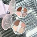 keke mood Shimmering Four-Color Aegyo-sal Eyeshadow Palette Contour Highlighter Pearl Glitter Down to Rouge Q37. 