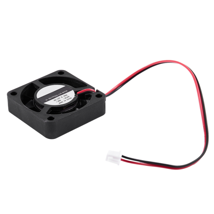 4X DC 12V 0.1A 2 Pin PC Case CPU Cooler Cooling Fan 40mm X 40mm X 10mm ...