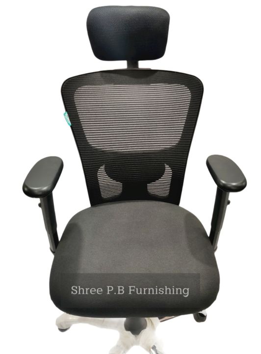 V-Bon%20Bluepark%20Highback%20Fully%20Ergonomic%20Chair%20with%20Adjustable%20Arm%20and%20Lumber%20Support-%204%20Year%20Warranty%20-%20Image%204