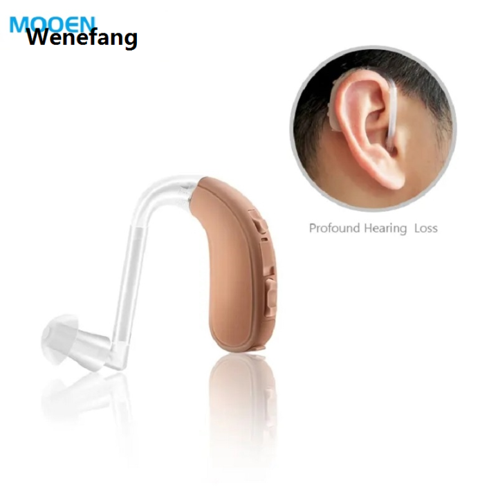 Wenefang Best Digital 20 Channel Adjustable Hearing Aid Invisible Hearing Bargain price Aids For Elder Seniors BTE Sound Amplifier Audífonos Ear Aid