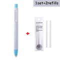 Automatic Press Erasers Set Pushable Art Eraser Kawaii Correction Tools Korean Stationery School Office Supplies. 