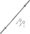 5 Ft Barbell Rod 26 Mm With Locks | Weight Lifting Rod 5 Feet. 