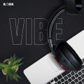 Rock Vibe Wireless Headphone With Mic l Active Noise Cancelling Black Headphones | Bluetooth 5.3 l 50hrs Good Battery Life. 