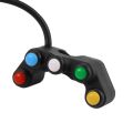 Universal 5 button Array Motorcycle Switches Race Bikes Motocross 22mm Handlebar Switches Assembly Handle bar switch. 
